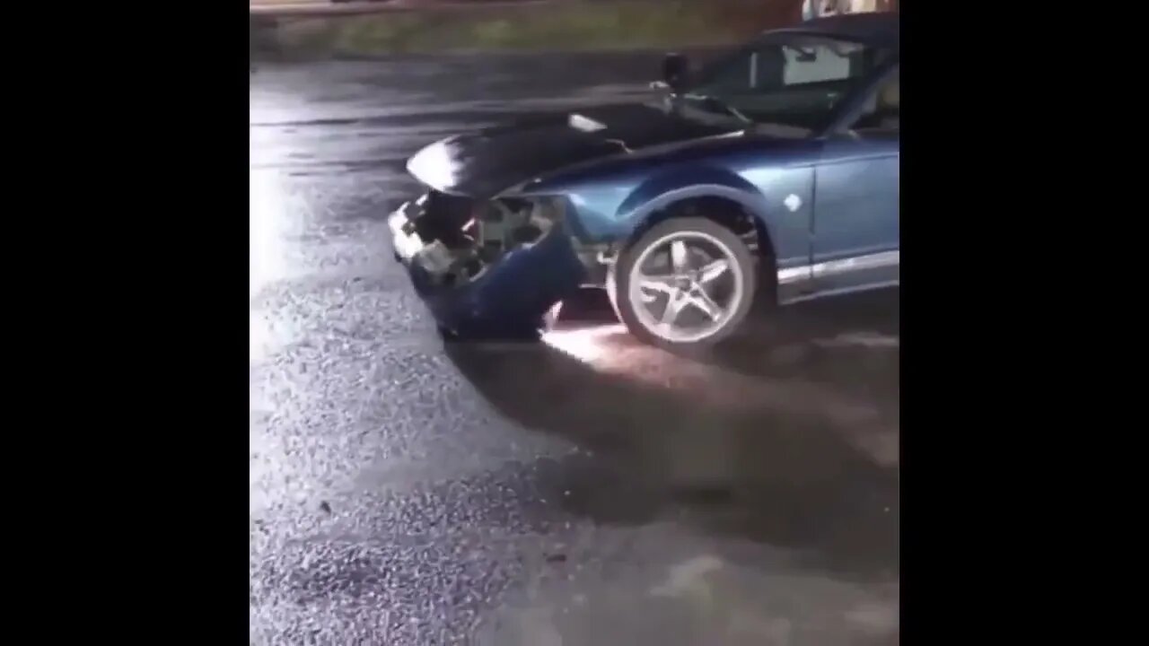 EPIC MUSTANG FAIL #cars #fail #crash #mustang #viral #car #ford #funny #foryou