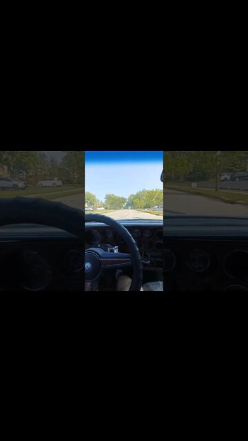 driving a classic car