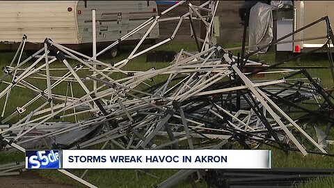 Hail storm sends Akron soap box derby racers rushing for cover