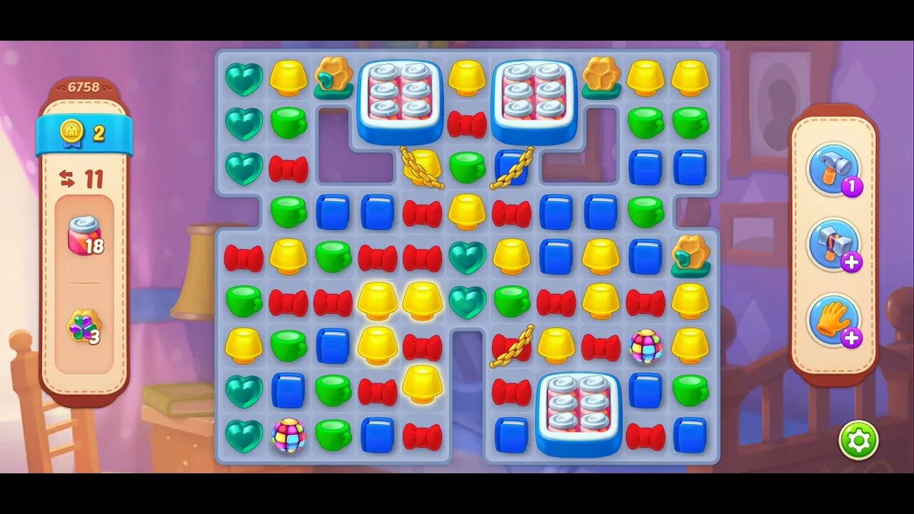 Playrix Homescapes Gameplay Walkthrough Level 6758