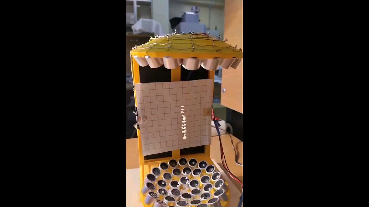 Home made device which uses sound frequencies to cancel gravity and levitate objects