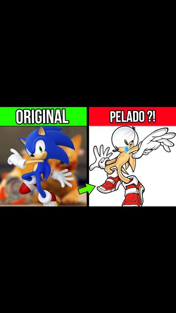 Sonic Pelado foi REVELADO
