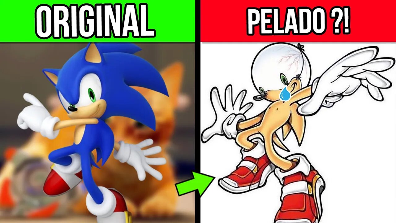 Sonic Pelado foi REVELADO