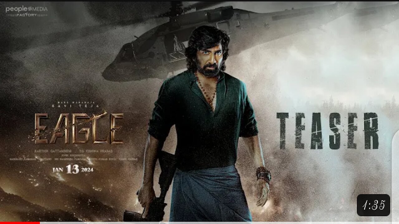 EAGLE Teaser | Ravi Teja | Anupama Parameswaran Karthik Gattamneni People Media Factory