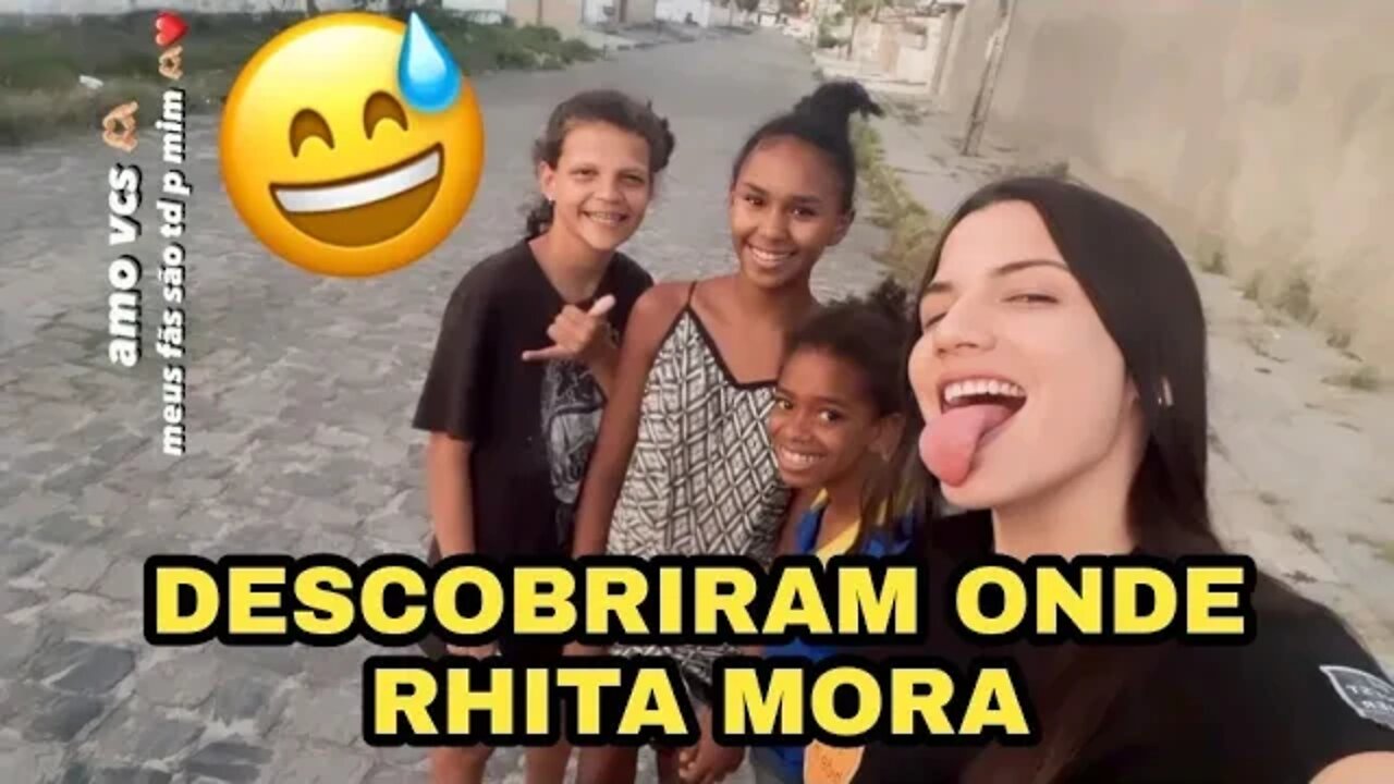 FÃS DE RHITA DESCOBREM ONDE ELA MORA E VÃO LÁ TIRAR FOTO COM ELA