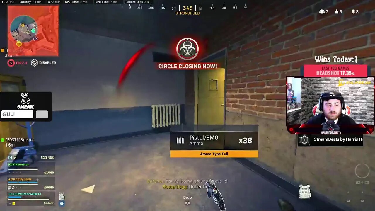 Warzone grind using the STG