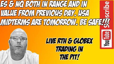 ES & NQ RTH Futures Live Stream - The Pit Futures Trading