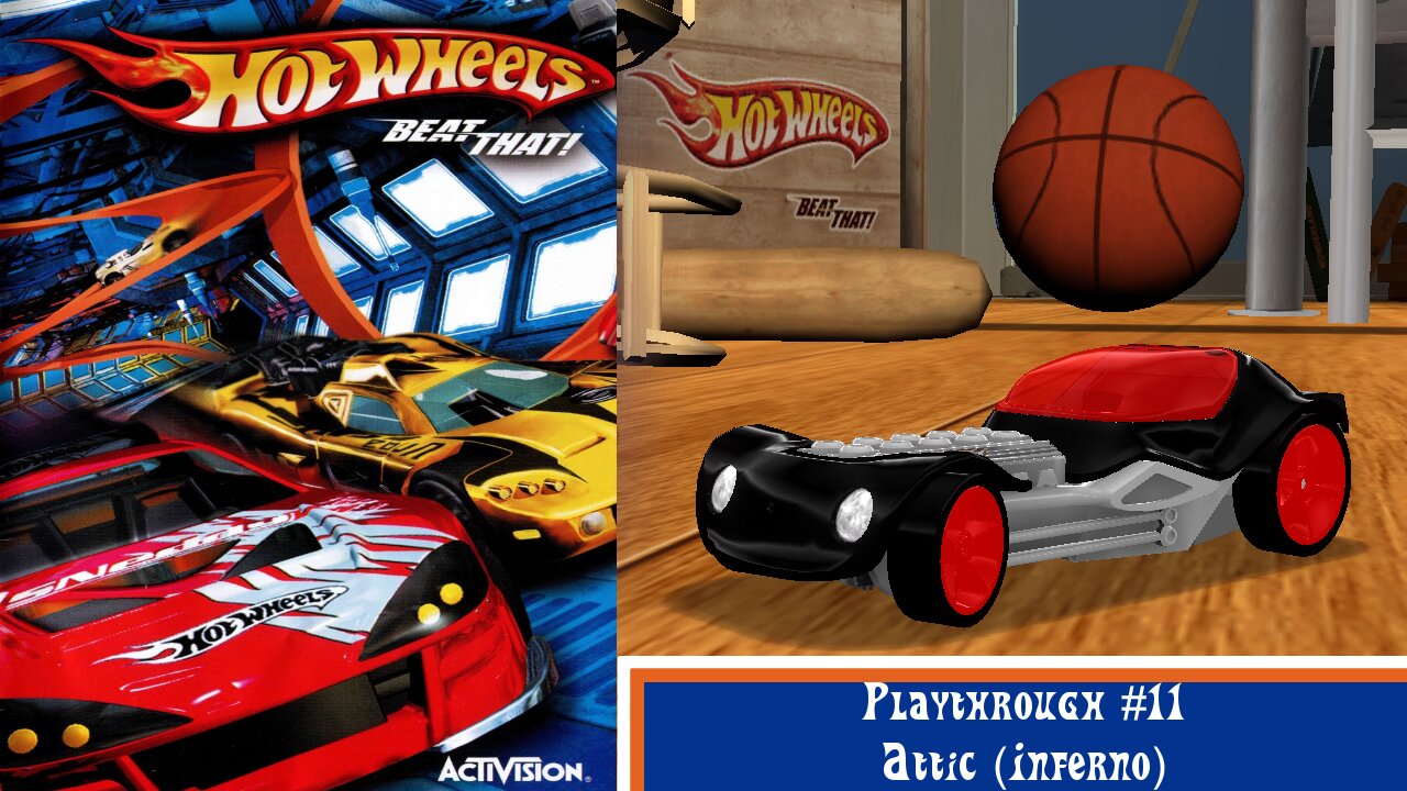 Hot Wheels: Beat That! Playthrough #11 - Attic (Inferno)