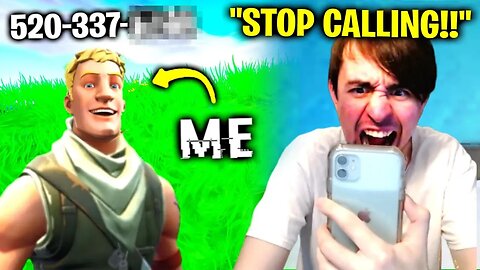 I leaked his Phone Number in my fortnite name, then..