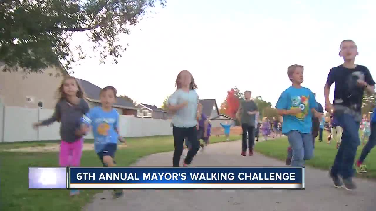 6th annual Mayor's Walking Challenge happening today