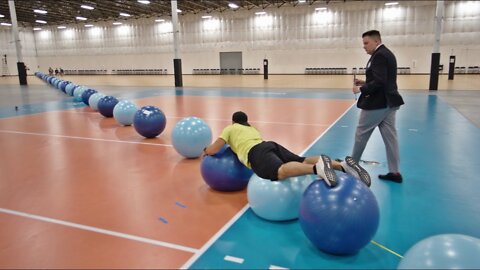 World Record Exercise Ball Surfing - OT 6