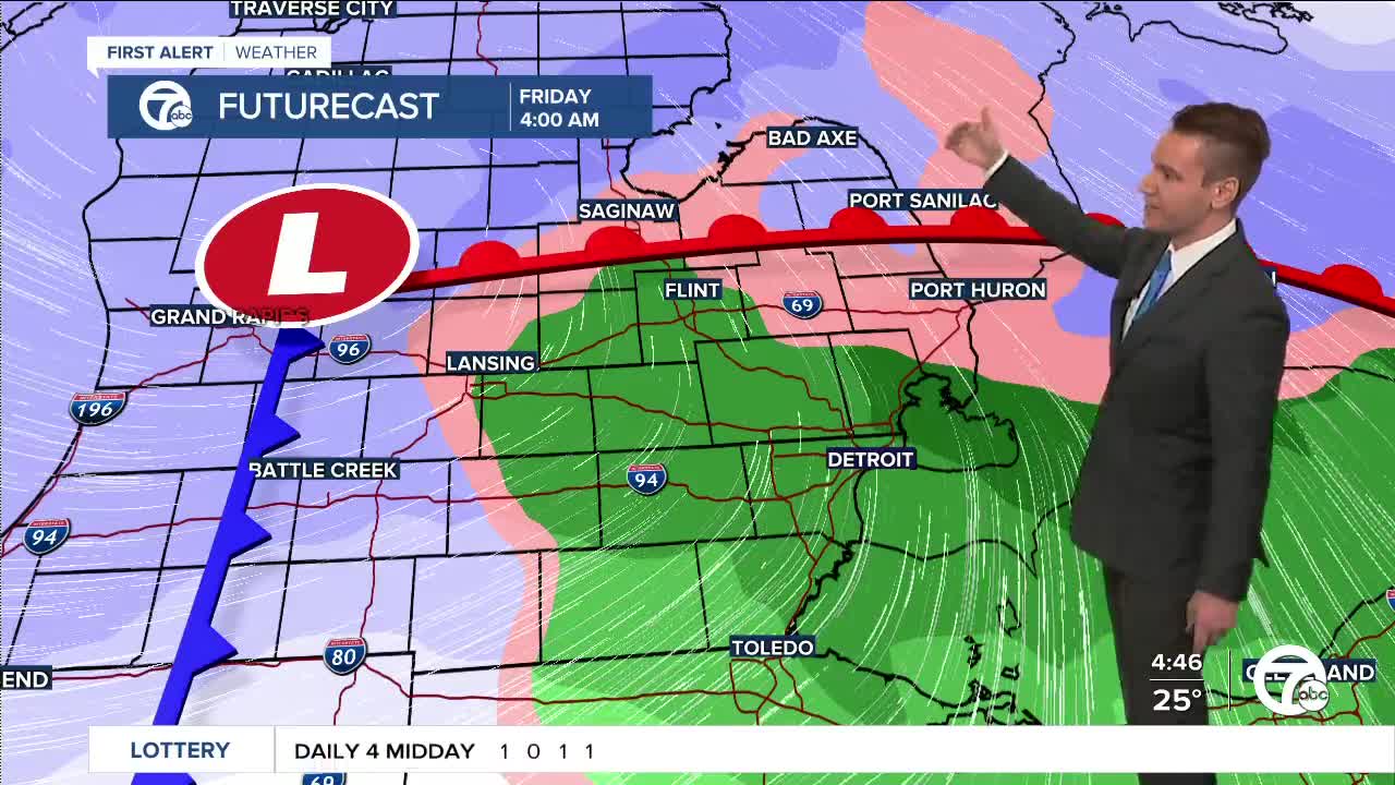 Metro Detroit Forecast: Next storm arrives Thursday