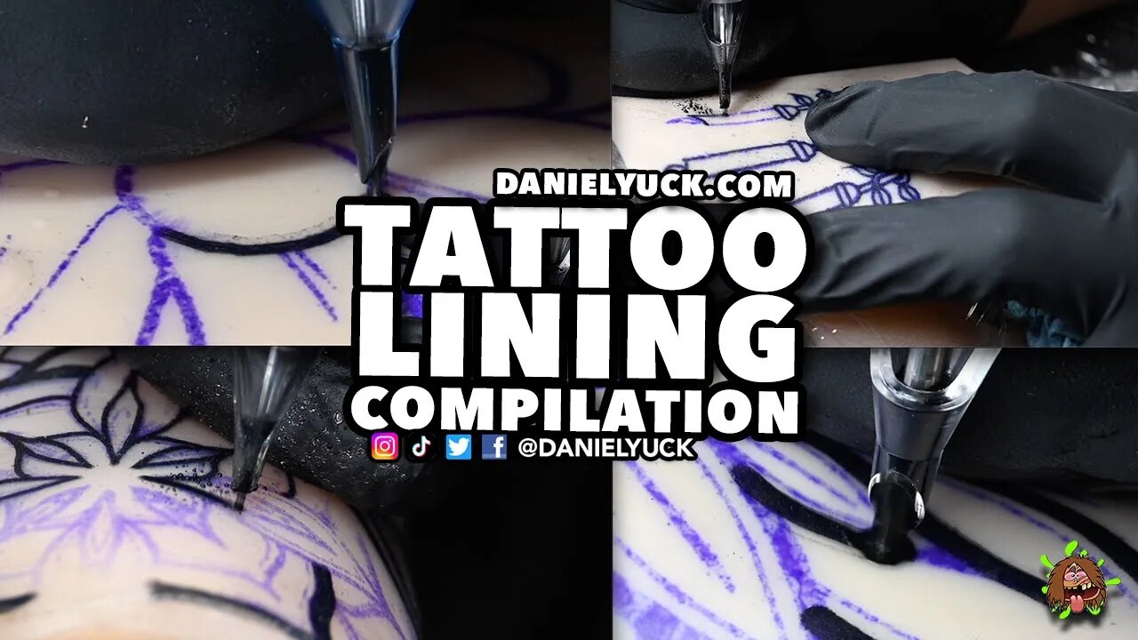 Tattoo Line Compilation: Watch These Awesome Lines Being Inked!