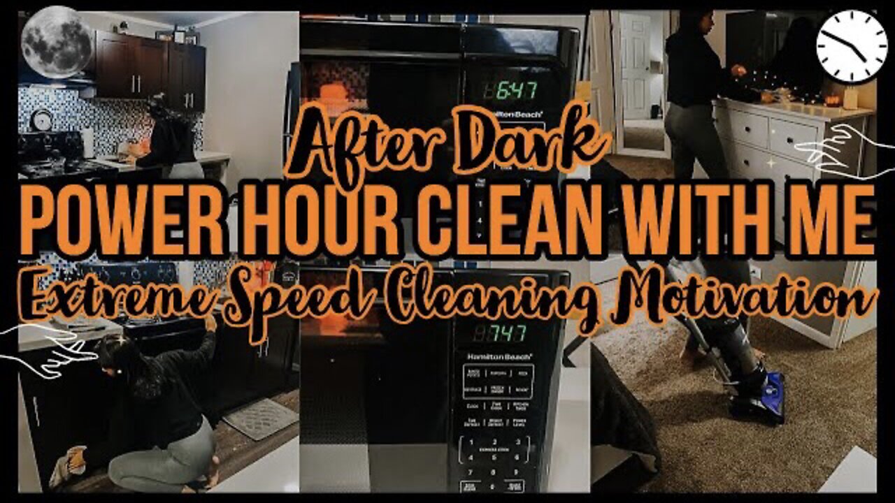 *EXTREME* POWER HOUR CLEAN WITH ME 2021 🧡 | ENTIRE APARTMENT SPEED CLEANING MOTIVATION | ez tingz