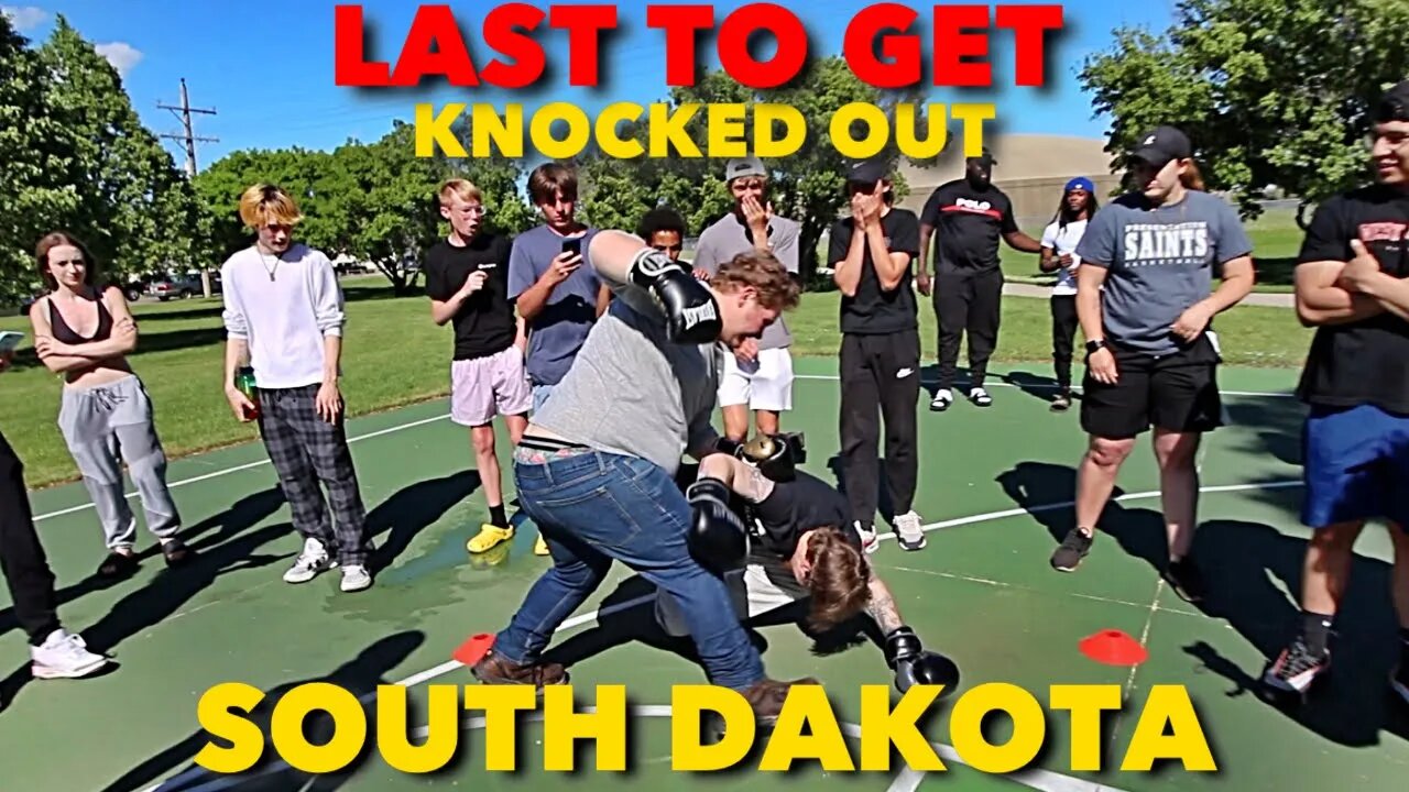 LAST TO GET KNOCKED OUT SOUTH DAKOTA!