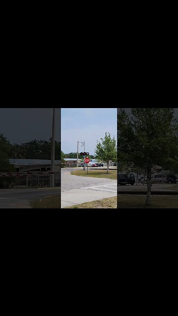Florida East Coast Railway Local at Big Tree Road Crossing in South Daytona Florida Apr. 3 2023