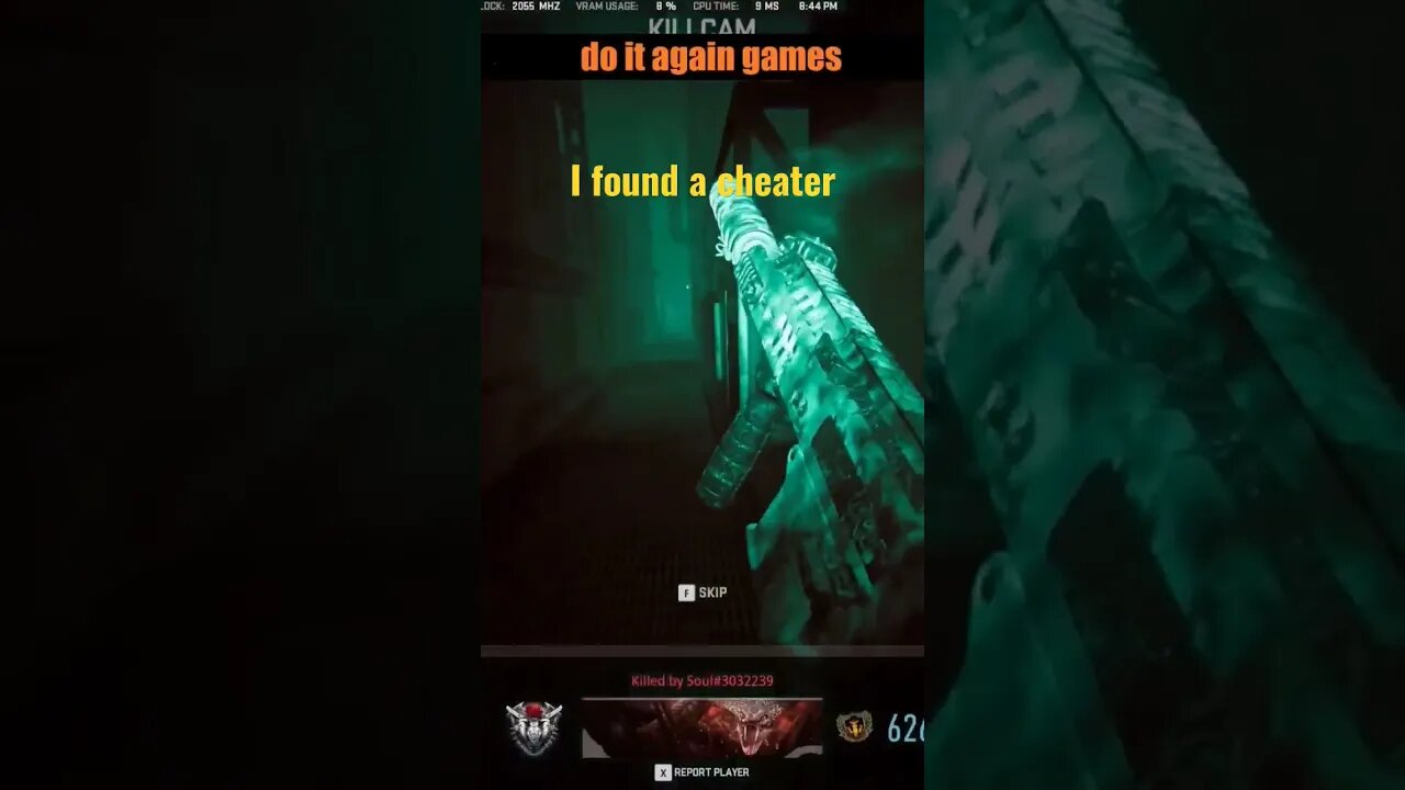 found a cheater call of duty DMZ