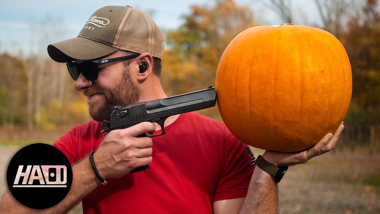 Can a Gun Carve a Pumpkin?