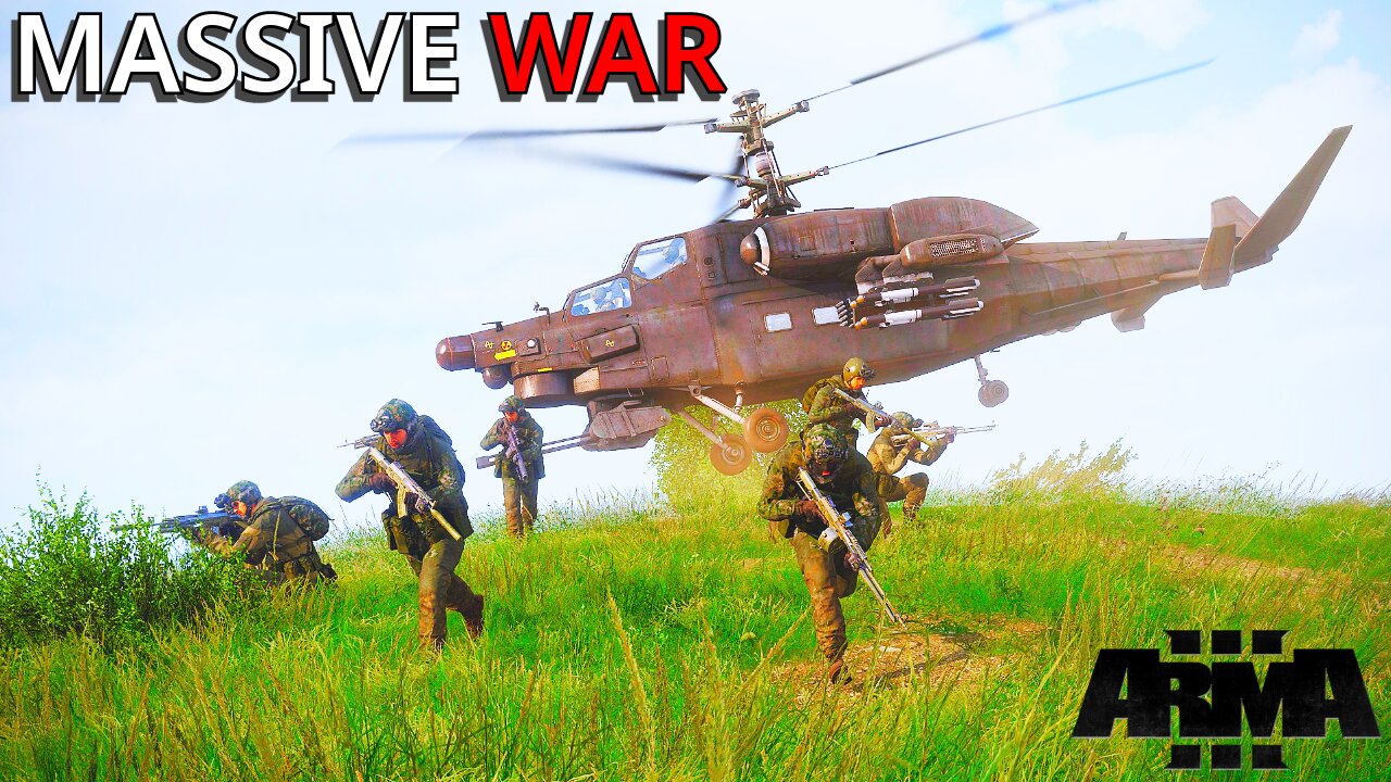 The BEST Army Mil Sim EVER! - ARMA 3 Massive 24/7 WAR