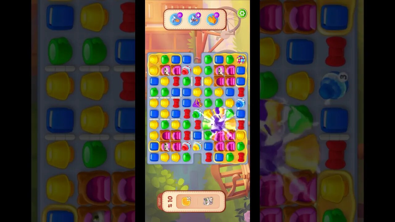 Shorts Playrix Homescapes Gameplay Walkthrough Level 12597-010