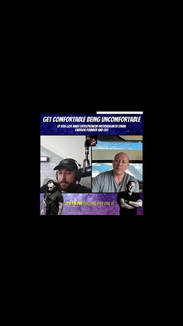 Get Comfortable Being Uncomfortable - Clip From Ep 326 God Made Entrepreneur Edwin Carrion
