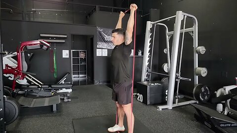 Standing Band Overhead Press