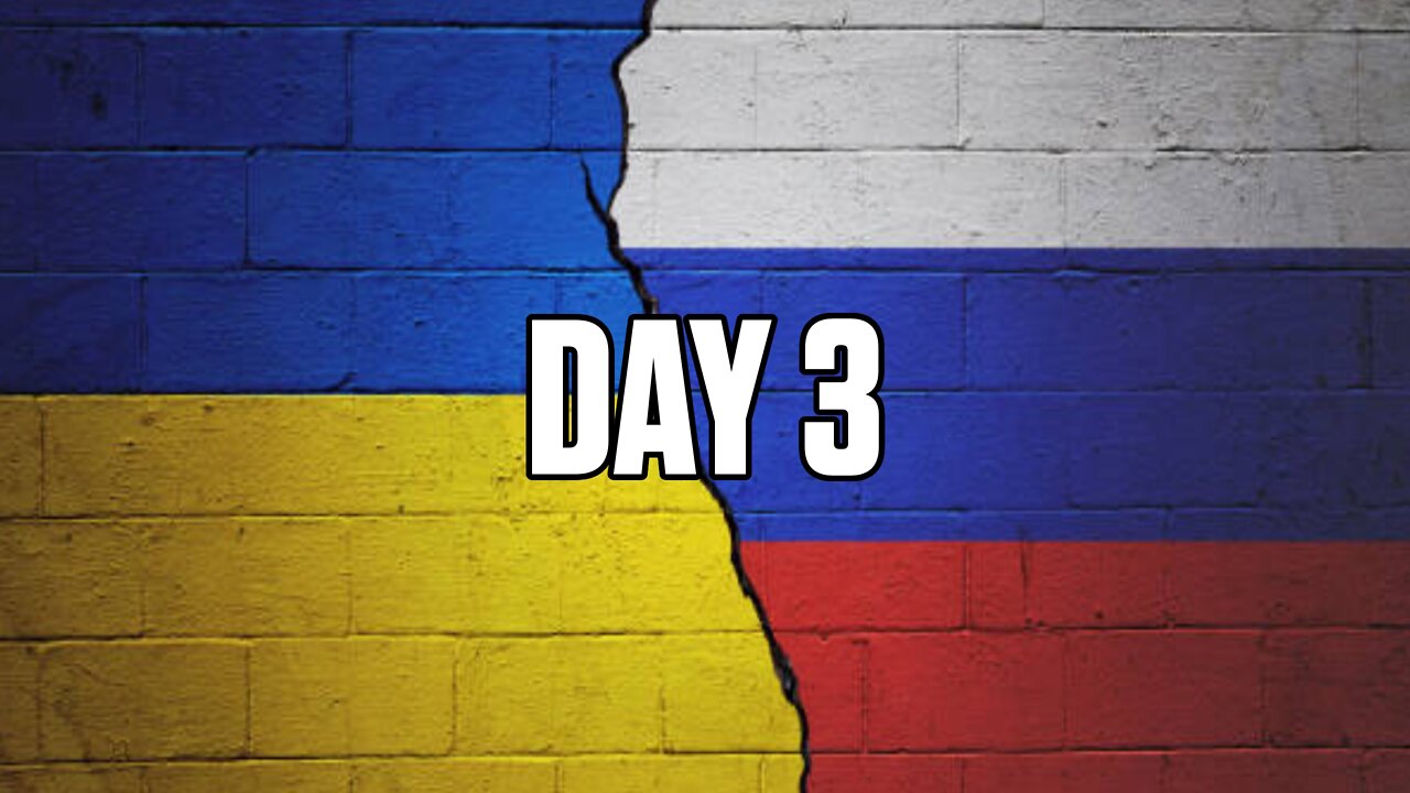 Russian Invasion of Ukraine day 3 (Clips)