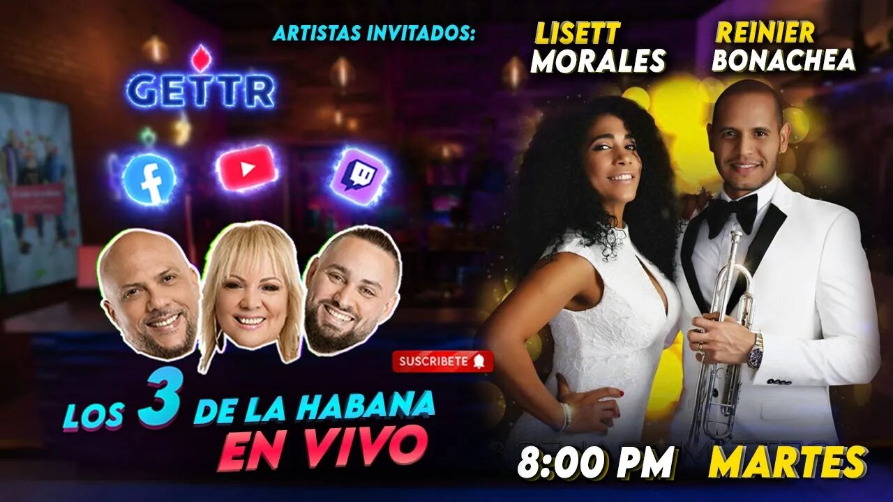 🔴🔥Los 3 de La Habana LIVE 🔥 🎤 Lisett Morales & Reinier Bonachea 🎺 🔥