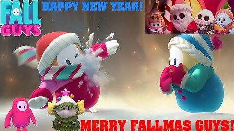 LIVE!!! HAPPY NEW YEAR! FALL GUYS! - I PLAYED FALL GUYS TO BECOME INSANE!