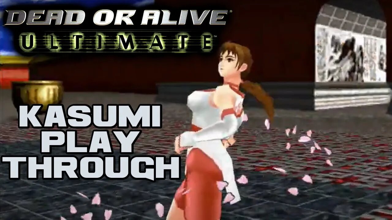 Dead or Alive 1 Ultimate - Kasumi Playthrough - Xbox 😎Benjamillion