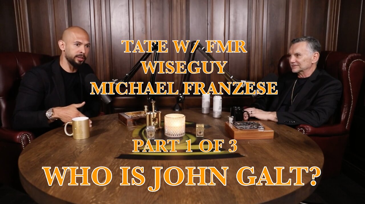 FMR WISE GUY GANGSTER MICHAEL FRANZESE SITSDOWN W/ ANDREW TATE. SOLUTION 4 OUR WORLD. JGANON, SGANON