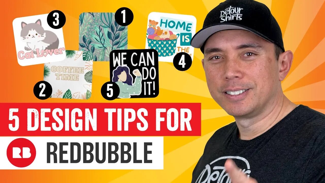 5 Simple Design Tips for RedBubble Sellers... Help Your Products Stand Out and Get More Sales