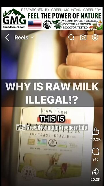 Raw milk illegal?