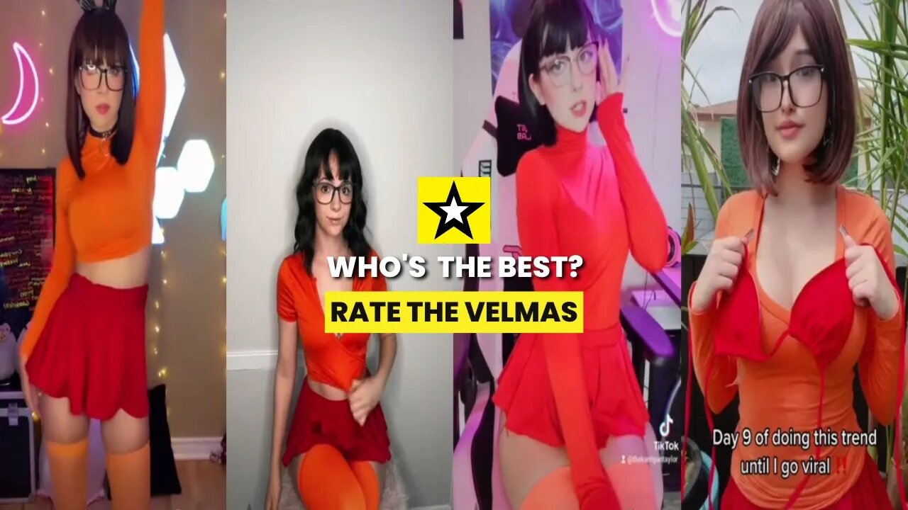 Rate the Girls: Best Velma - Scooby Doo TikTok Cosplay Contest 2 🧡👻🧛‍♂️