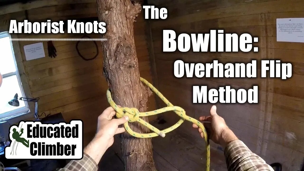 Bowline and Running Bowline - Overhand Flip Method | Arborist Knots