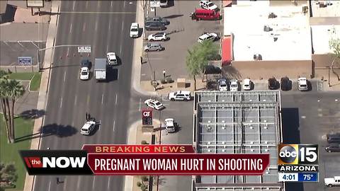 Pregnant woman shot near 7th Street and Northern