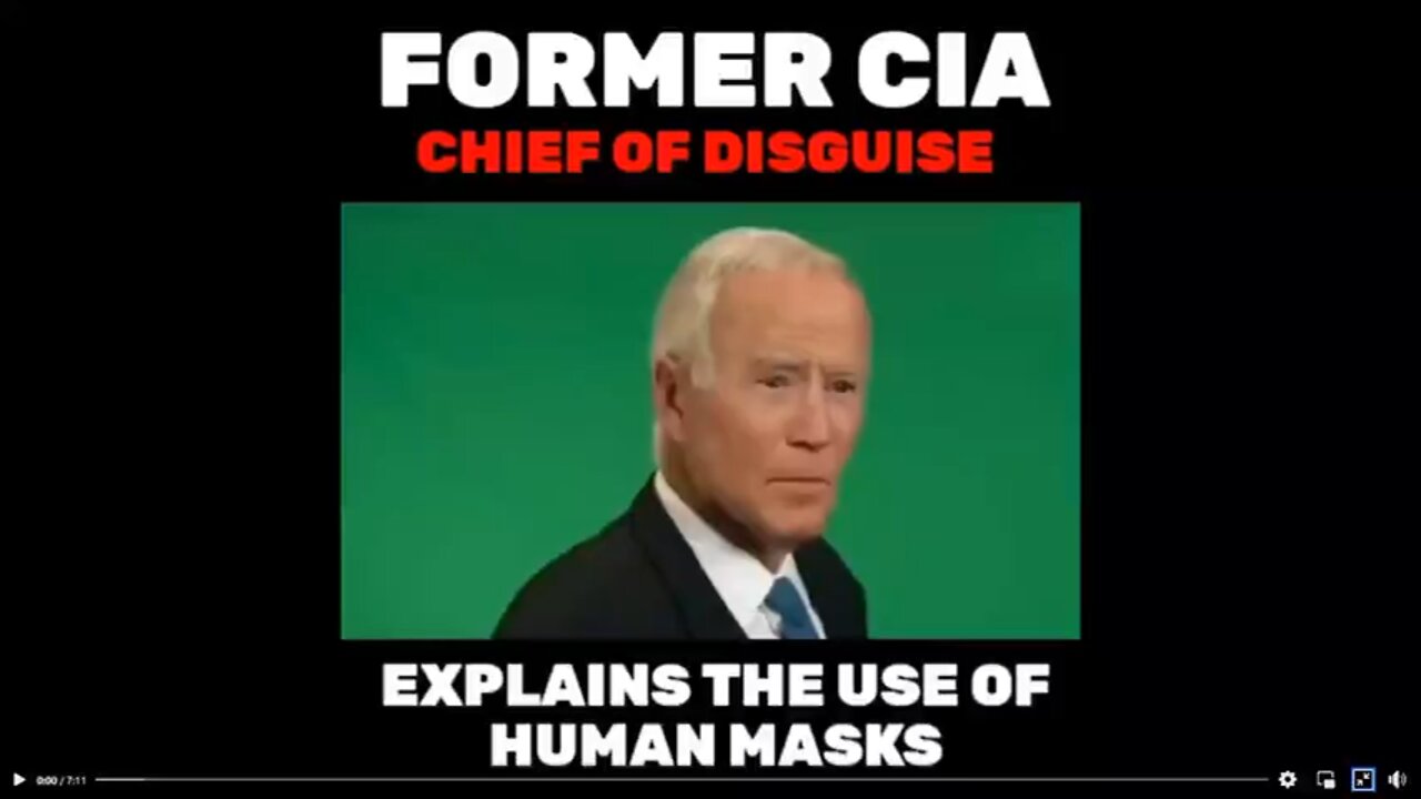 Former CIA Chief of Disguise on Masks