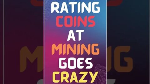 Rating Coins at mining goes Crazy (worse to best) ⛏🤔#shorts