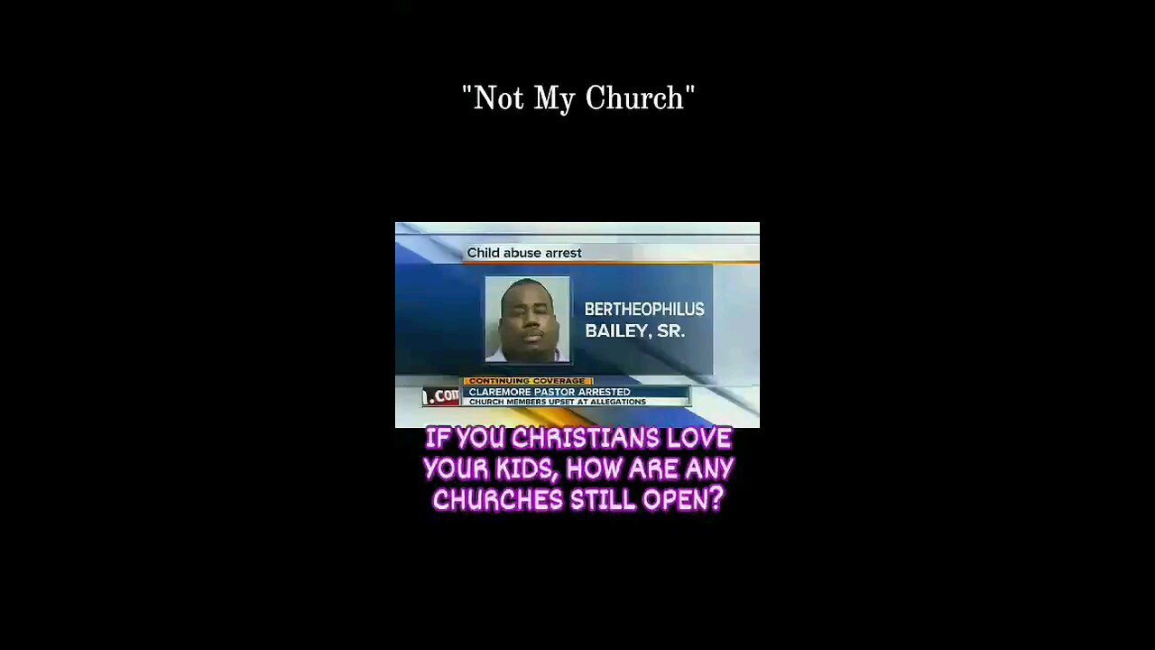 GET OUT THESE CHURCHES