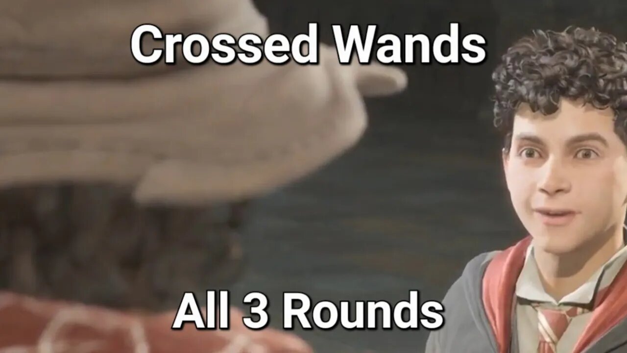 Defeating All 3 Rounds of Crossed Wands - Hogwarts Legacy