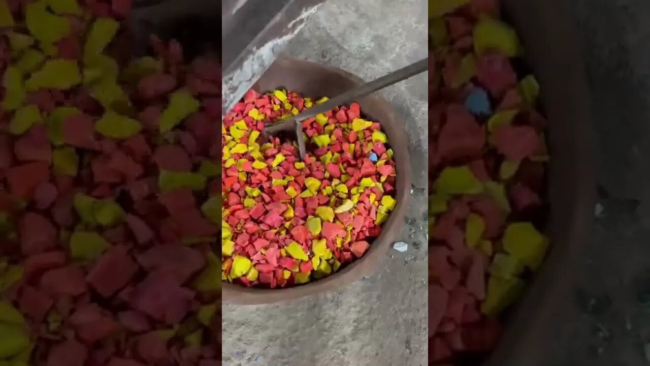 గోలీల తయారీ glass 🥂