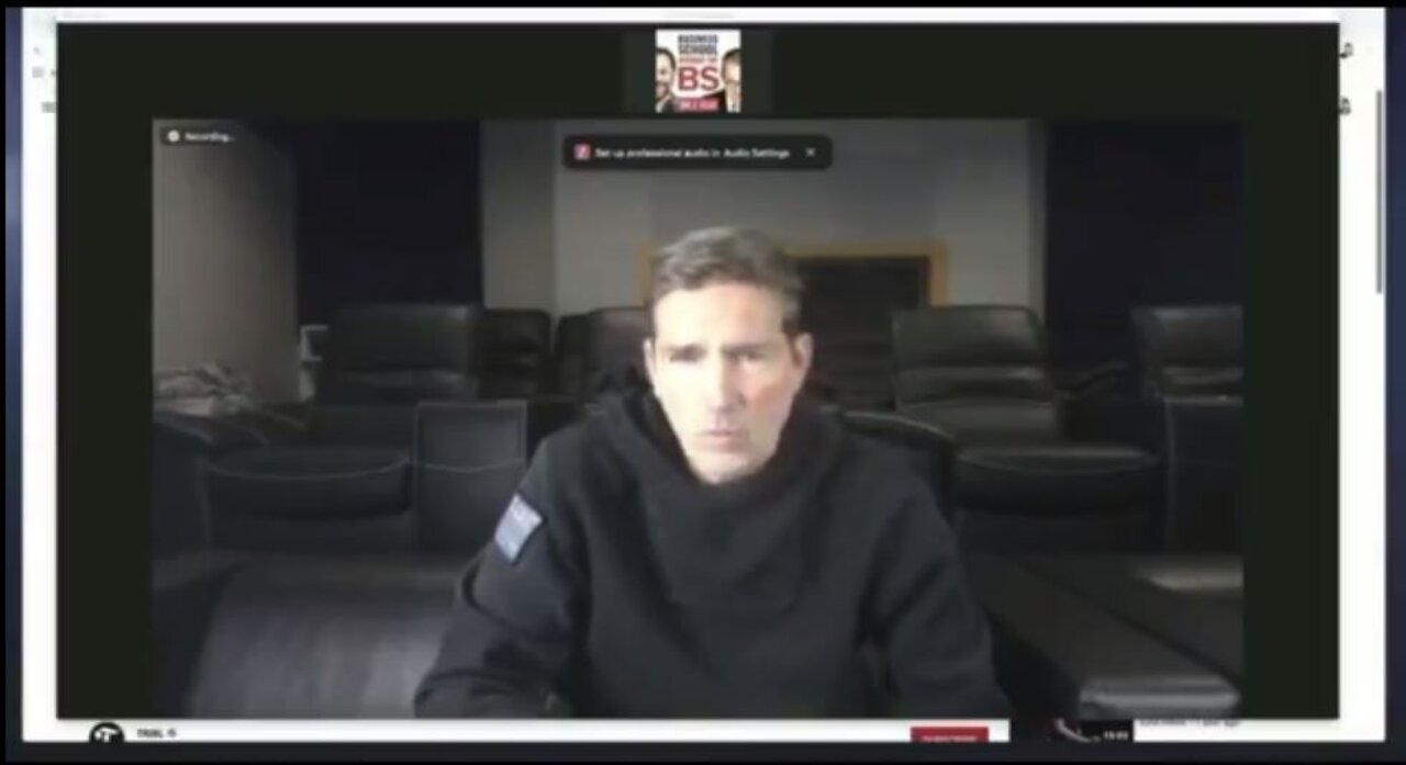 JIM CAVIEZEL IS TALKING ABOUT ADRENOCHROME TO A LIVESTREAM OF AT LEAST 500,000 PEOPLE