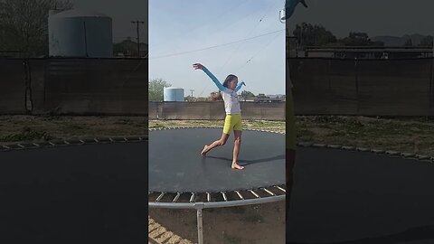 Tasha Trampoline Tricks