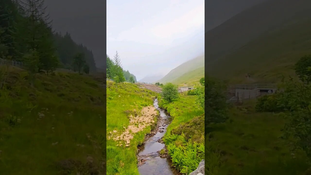 Crom Allt and rain on The West Highland Way Scotland #westhighlandway