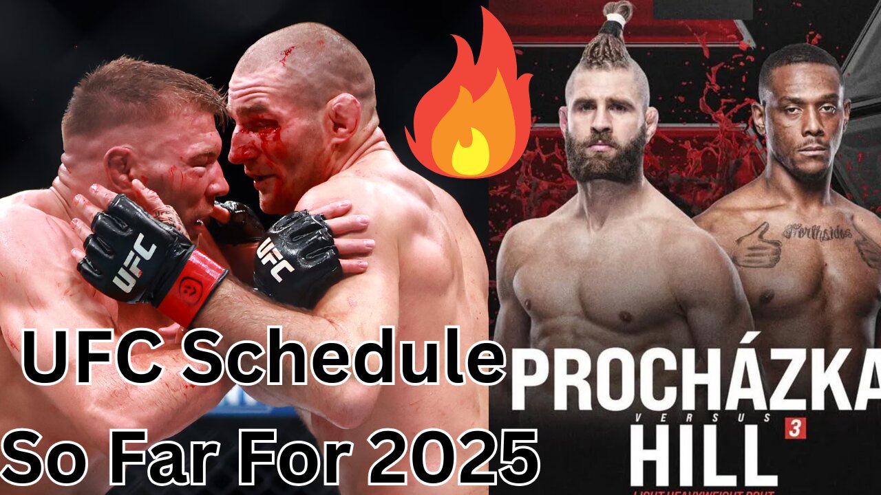 The Year Ahead: The 2025 UFC Schedule So Far