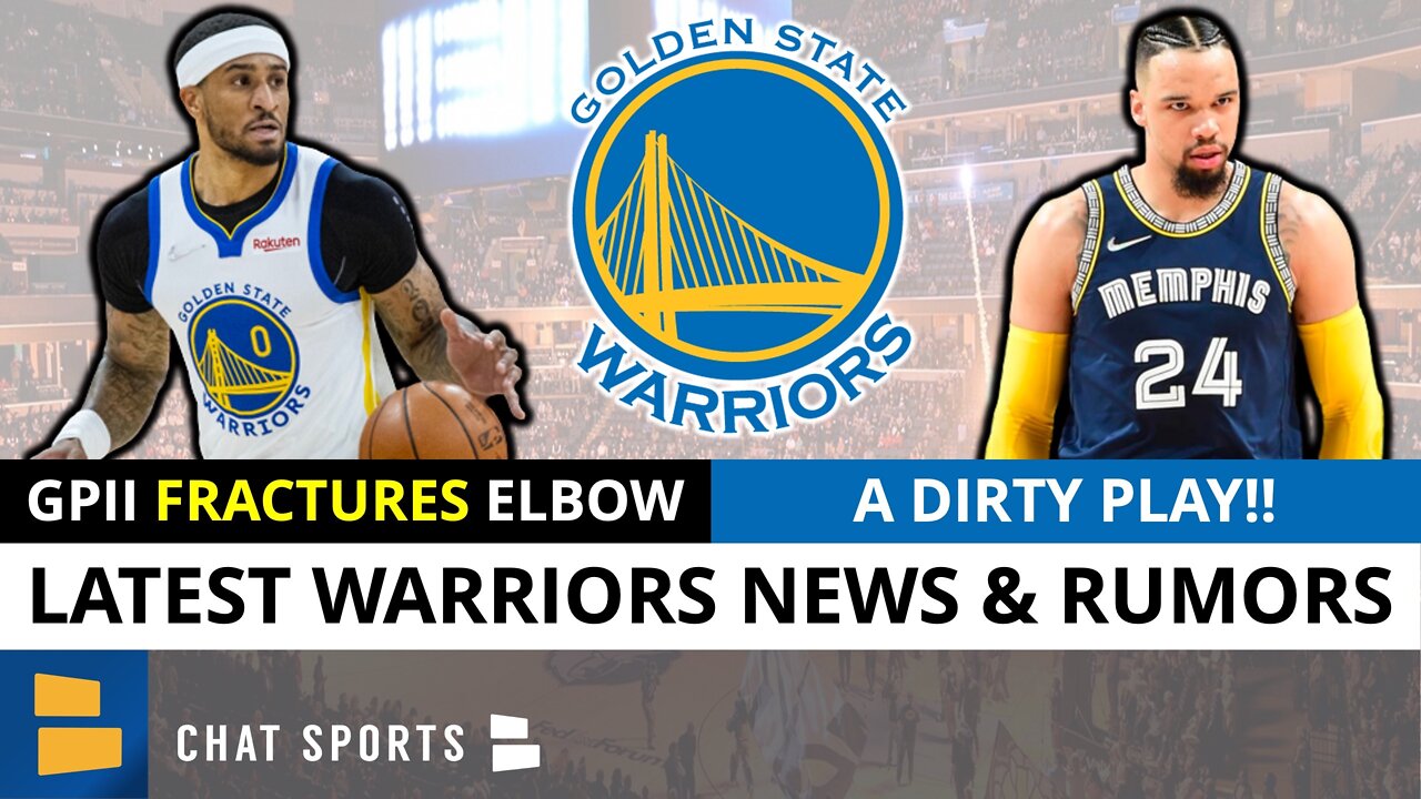 Warriors Player Breaks Elbow After DIRTY Play During NBA Playoffs Game