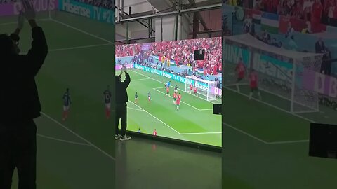Theo Hernandez is first to score Morocco at World Cup#shorts #leddisplay #ledscreen #led