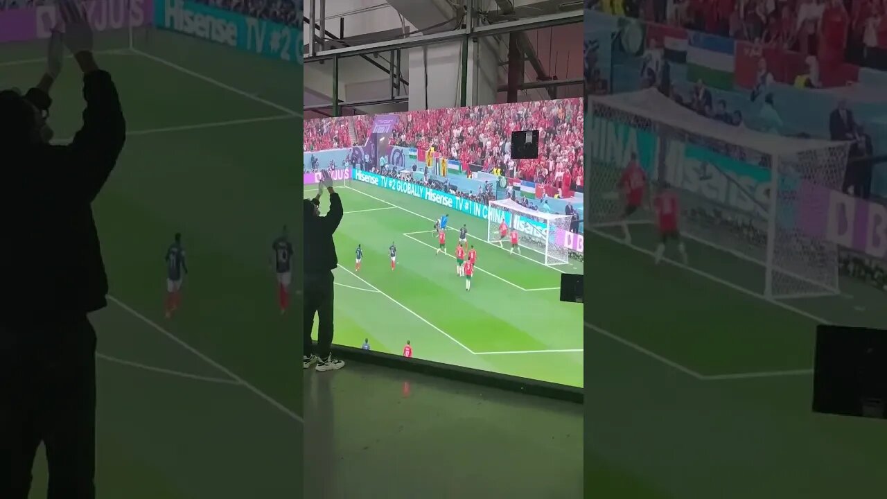 Theo Hernandez is first to score Morocco at World Cup#shorts #leddisplay #ledscreen #led