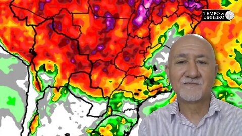 Boa chuva no MATOPIBA, MT e temporais no sul do RS