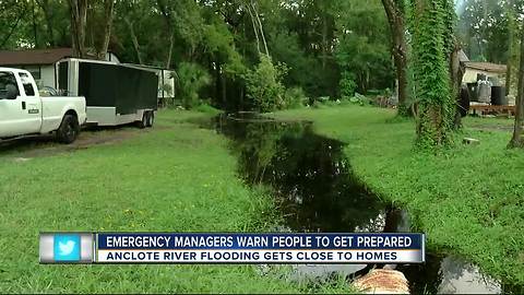 Rising waters concern residents along Anclote River